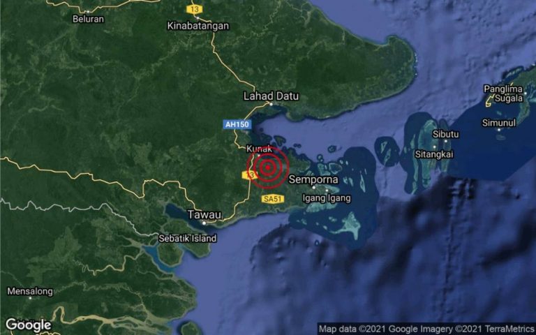 Gempa bumi lemah dikesan di Semporna – MetMalaysia