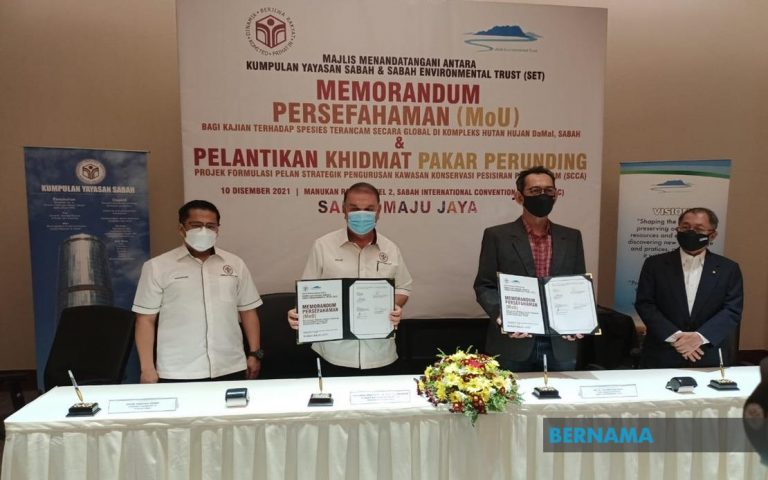 Yayasan Sabah, Sabah Environmental Trust kerjasama pantau hidupan liar terancam