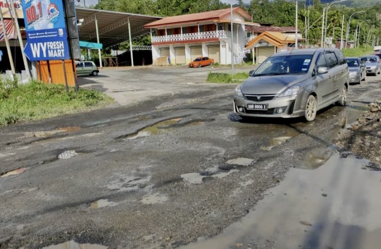 Jalan Raya Tuaran ke Ranau perlu perhatian segera