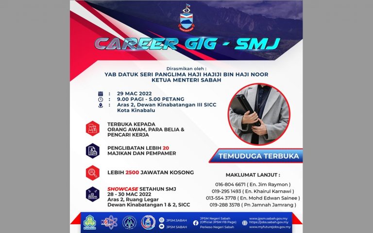 Lebih 2,500 peluang pekerjaan ditawarkan Career Gig-SMJ