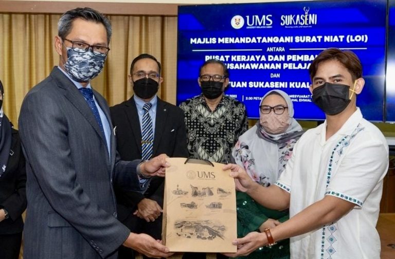 UMS – Sukaseni tandatangan LoI tingkat kerjasama bidang seni dan keusahawanan