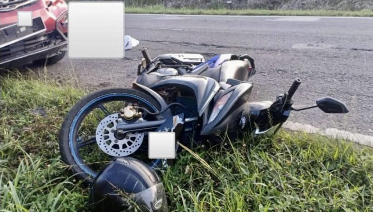 Pembonceng motosikal maut, anak dan suami cedera