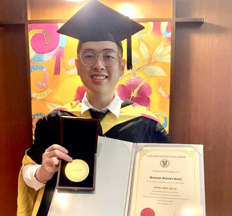 Tidak mudah putus asa kunci kejayaan penerima Anugerah Emas Naib Canselor UMS