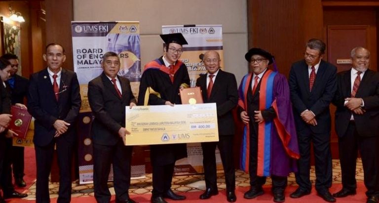 Lima graduan FKJ UMS terima Anugerah Lembaga Jurutera Malaysia