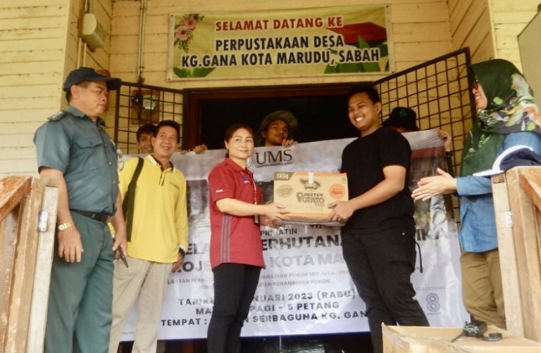 FPT UMS jayakan kempen tanam 100 juta pokok di Marudu