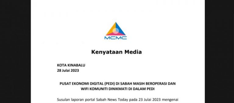 Pusat Ekonomi Digital (PEDi) di Sabah Masih beroperasi dan WIFI komuniti dinikmati di dalam PEDI