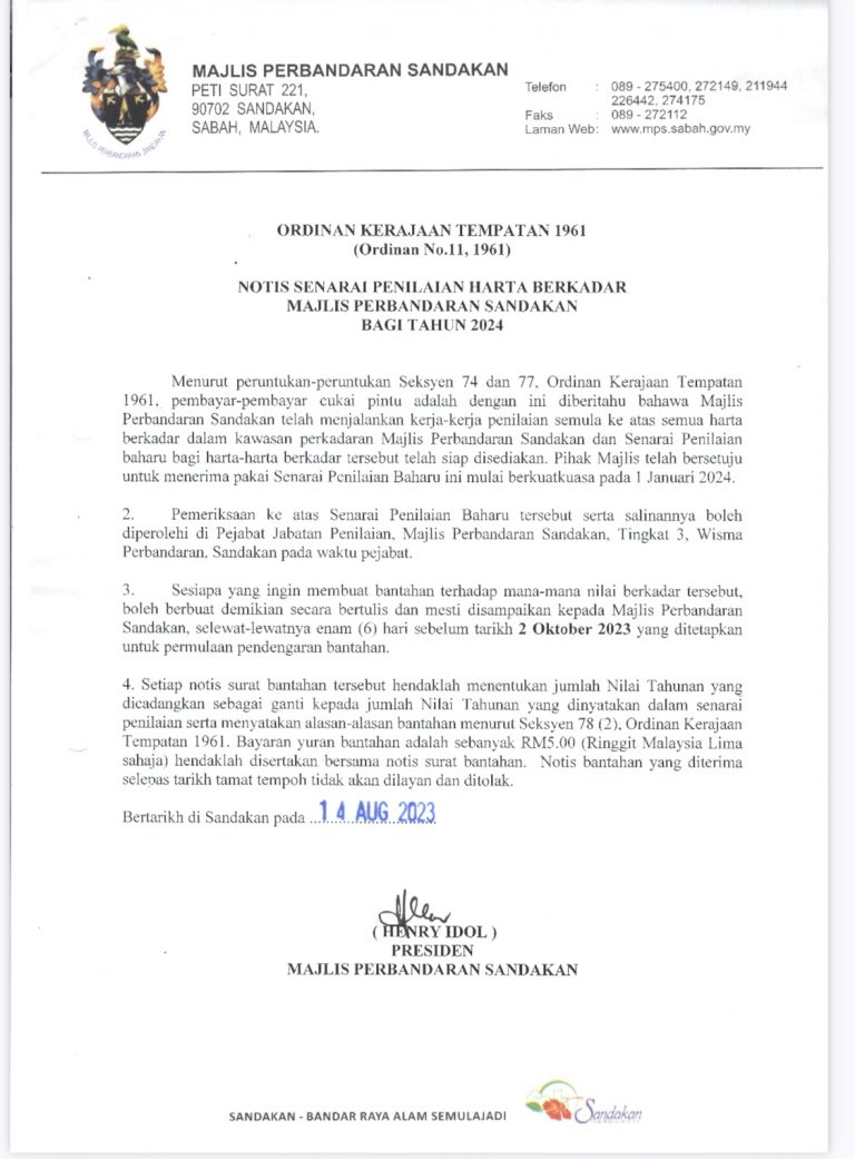 Penduduk mengeluh MPS akan naikkan kadar bayaran cukai pintu mulai Januari 2024