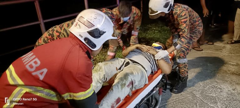 Remaja lelaki cedera dalam kemalangan dua kenderaan di Sandakan