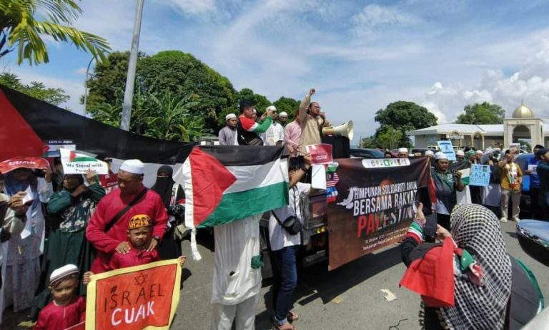 Himpunan Solidariti Aman Bersama Rakyat Palestin di Sandakan