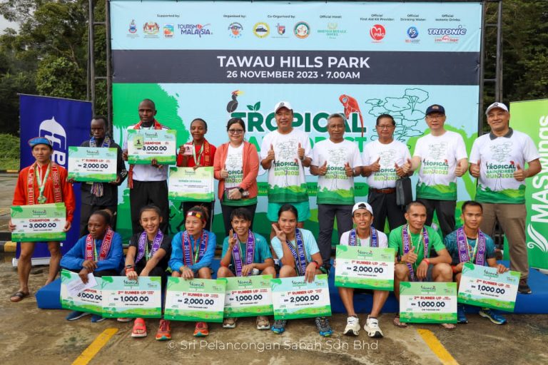 Tropical Rainforest Run 2023 di Taman Bukit Tawau meraikan edisi keduanya dengan penyertaan global