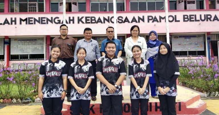 Projek Inovasi SMK Pamol raih Anugerah Emas bagi kategori Alam Sekitar Pertandingan InoBorneo2023