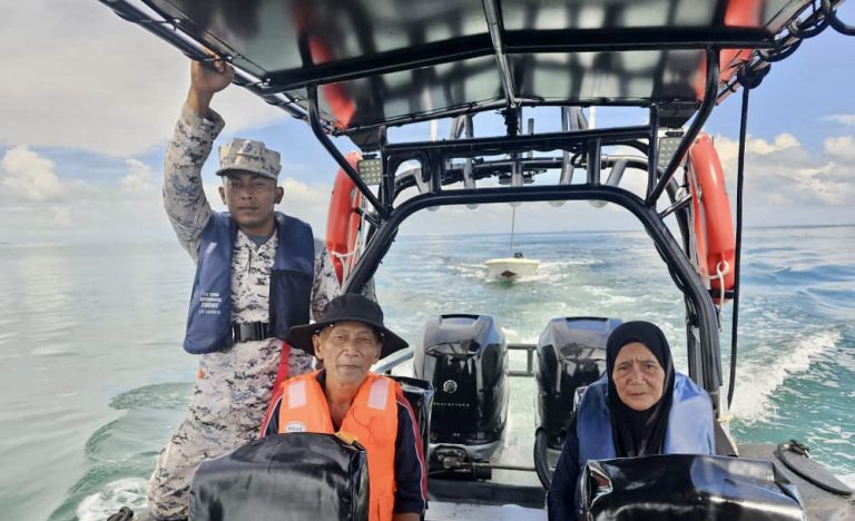 Suami isteri warga emas berhadapan detik cemas bot dinaiki hanyut ke perairan Filipina