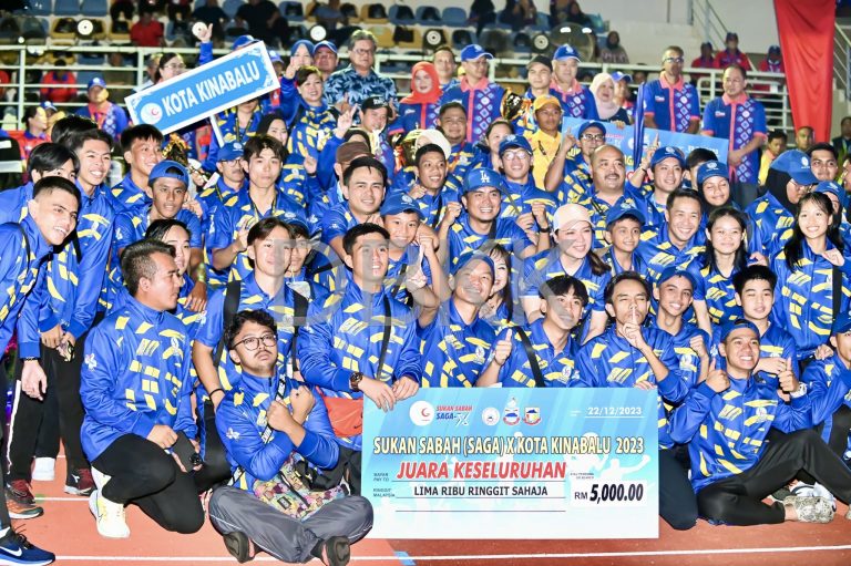 Kontinjen Kota Kinabalu SAGA dapat insentif RM25,000 daripada DBKK