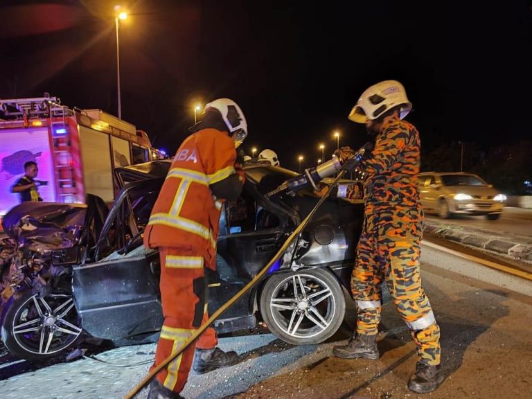 Wanita hamil maut dalam nahas Jalan raya di Jalan Lintas KK