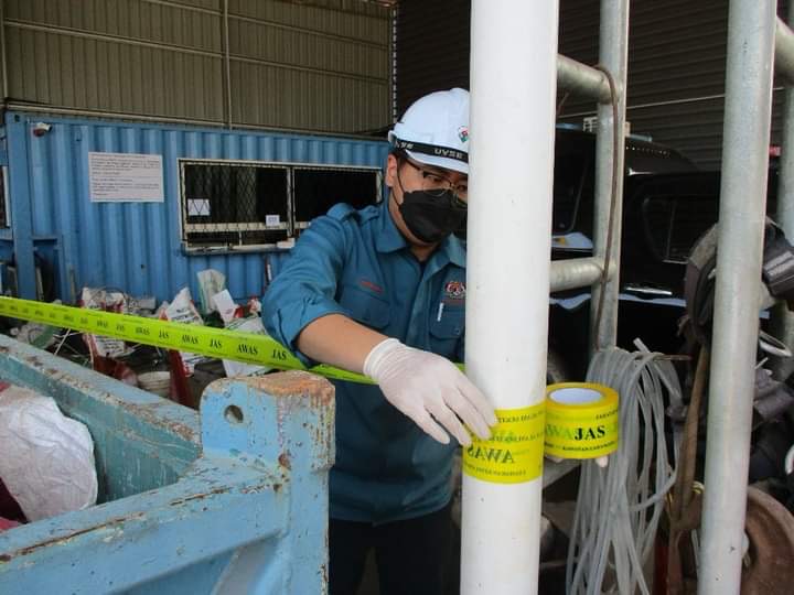 JAS Labuan gempur premis barangan lusuh di Kampung Muslim