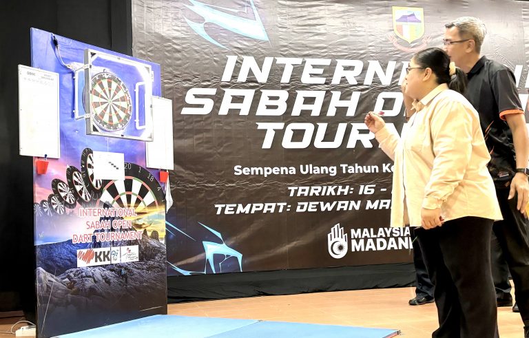 Kejohanan International Sabah Open Dart mendapat pengiktirafan negara luar – Dr Sabin