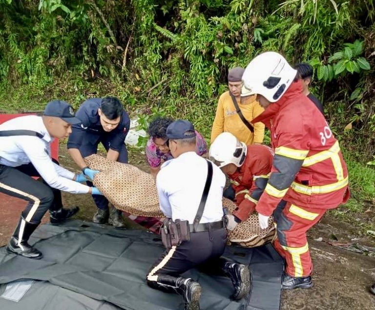 Dua maut, lima cedera parah dalam kemalangan di Batu 25, Jalan Sandakan