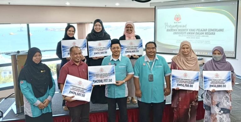 Enam pelajar IPT Labuan terima Biasiswa MAIWP