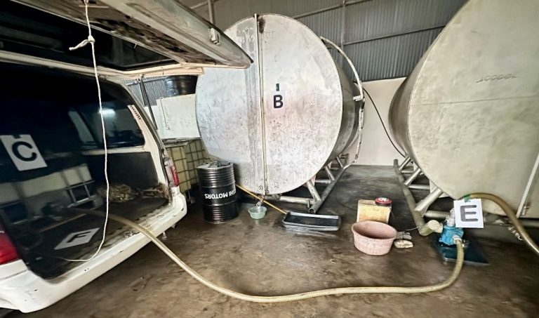 7,380 liter minyak diesel dirampas di stor penyimpanan haram di Penampang