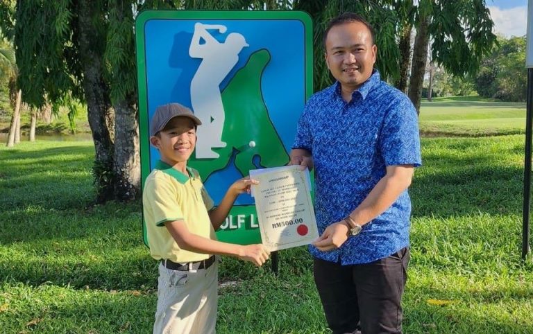 Amirul, Muhammad Alghifary sandaran Labuan di Kejohanan Jelajah Golf Remaja Sportexcel Malaysia 2024
