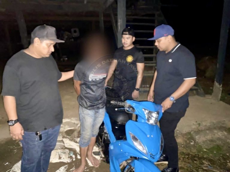 Memiliki motosikal curi, lelaki warga asing ditahan polis