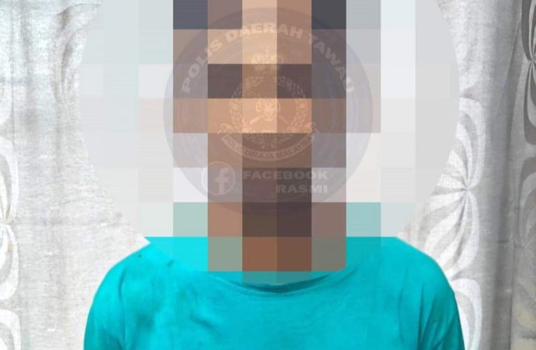 Lelaki warga asing memilik Pisau Lipat dan mengamuk ditahan polis