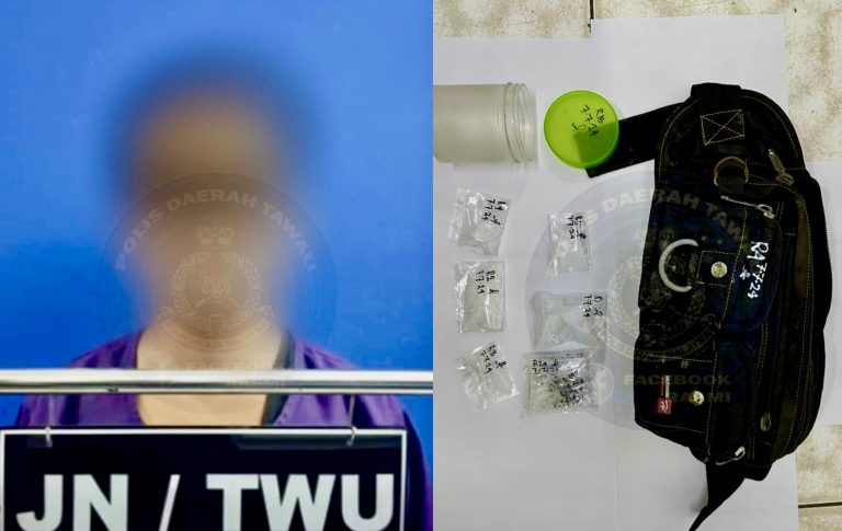 Lelaki warga asing miliki dadah diberkas di Tawau