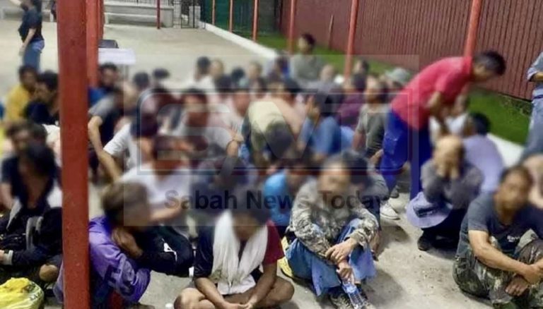 Tinggal lebih masa, kerja di tapak pembinaan membina resort, 61 pelancong haram ditahan di Semporna