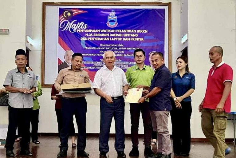 Pengerusi JKKK di DUN Sindumin diingatkan laksana tugas tanpa sempadan politik, kaum dan agama – Dr Yusof