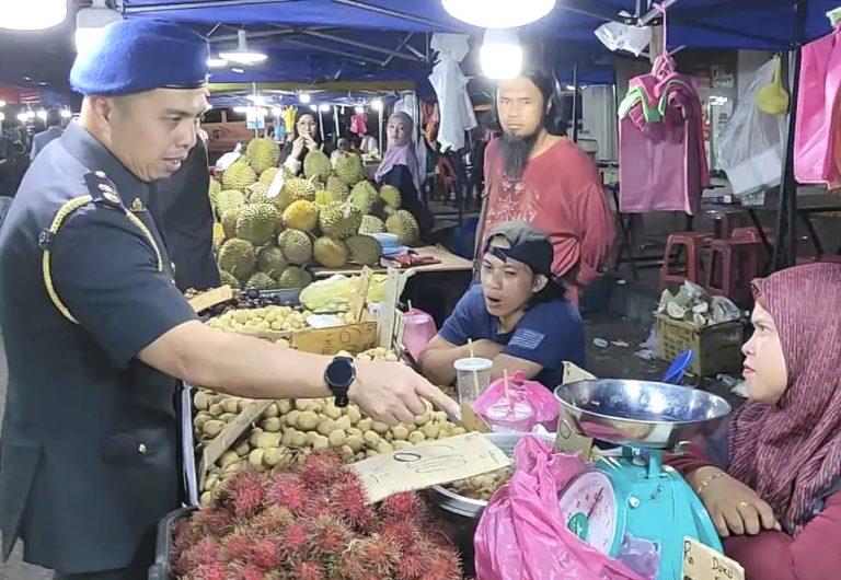 KPDN Sandakan ambil tindakan empat peniaga pasar malam langgar peraturan Akta Timbang dan Sukat