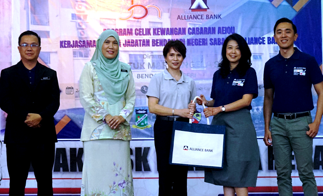Alliance Bank jalin kerjasama dengan Bendahari Negeri Sabah anjur Program Celik Kewangan Cabaran AEIOU sekolah di Sabah – Mary