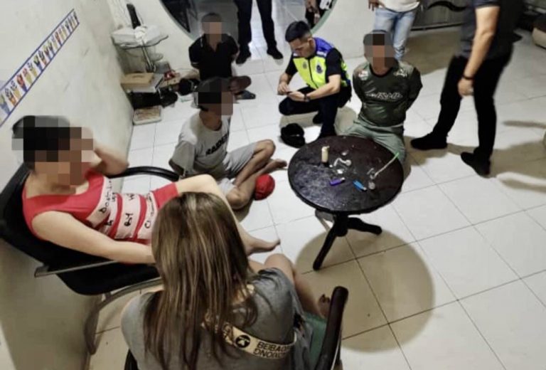 Lima individu khayal dadah ditahan polis