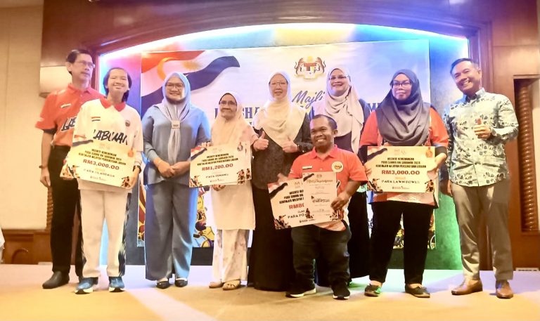 Lima atlet Labuan raih pingat Para SUKMA terima Insentif