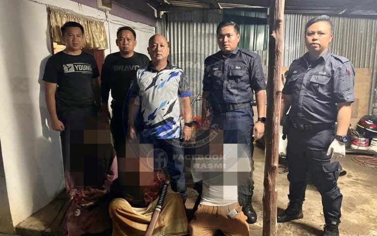 Lelaki dicederakan sterika panas, diugut guna pedang samurai