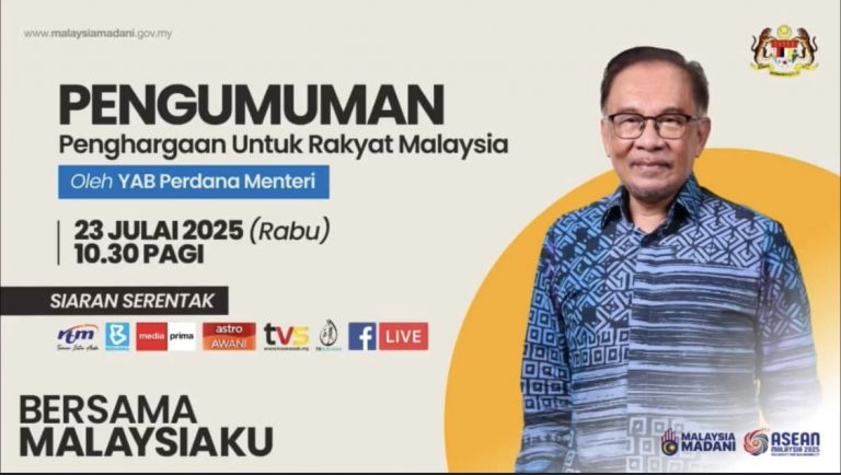 Anwar umum bantuan RM100 untuk semua warga 18 tahun ke atas