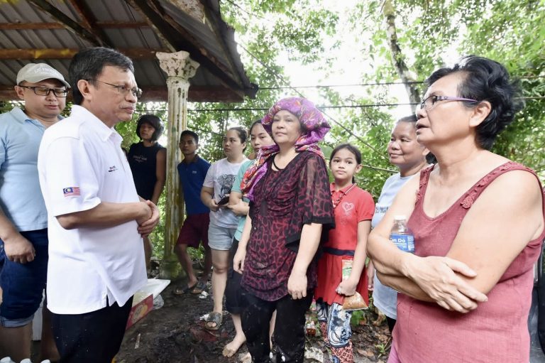 Mohd Shafie Ziarah ke Kg Sarapung, Penampang