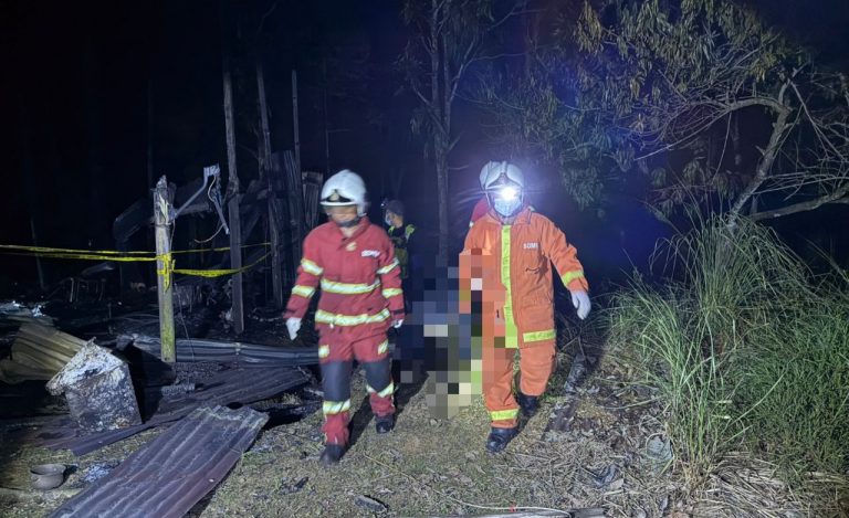 Warga Emas Rentung Dalam Kebakaran Rumah di Kota Belud