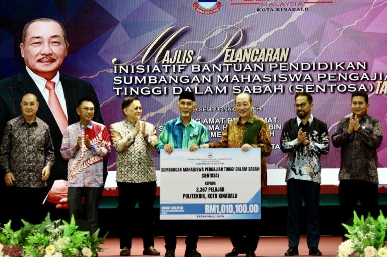 SENTOSA 2026 bantu 30,000 mahasiswa Sabah