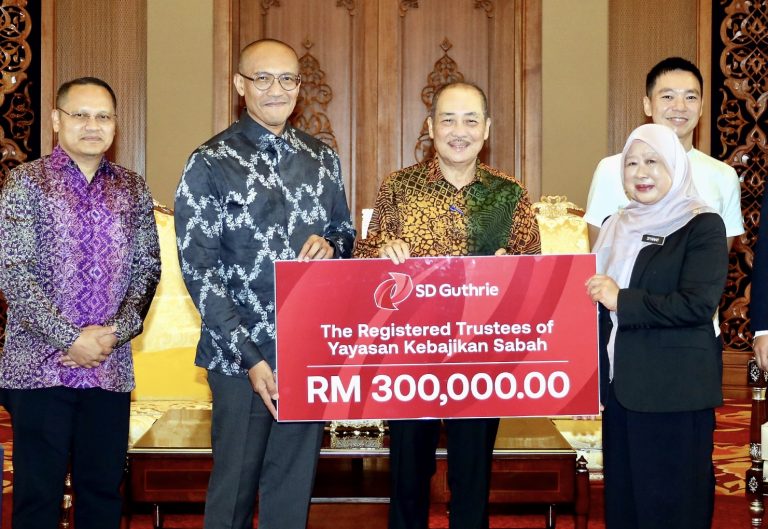 Guthrie sumbang RM300,000 kepada Yayasan Kebajikan Sabah