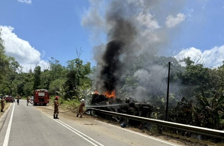 Tragedi Ulu Kukut: Lori Terbabas Sebelum Terbakar, Lelaki Terkorban