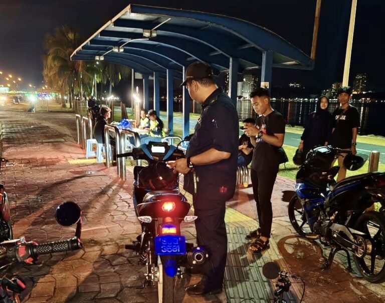 Operasi bunyi bising motosikal dipergiat di Kota Kinabalu