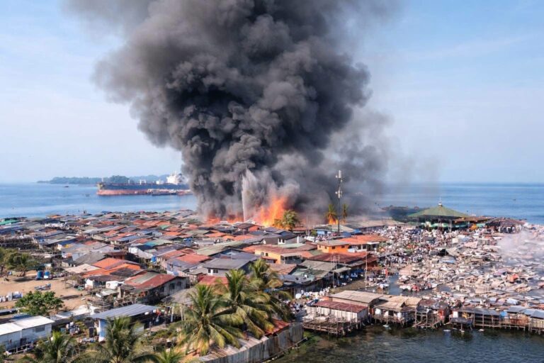 1,000 rumah musnah dalam kebakaran besar di Sandakan
