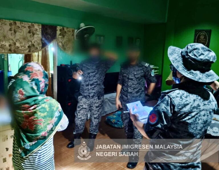 49 PATI termasuk kanak-kanak dicekup di Sandakan