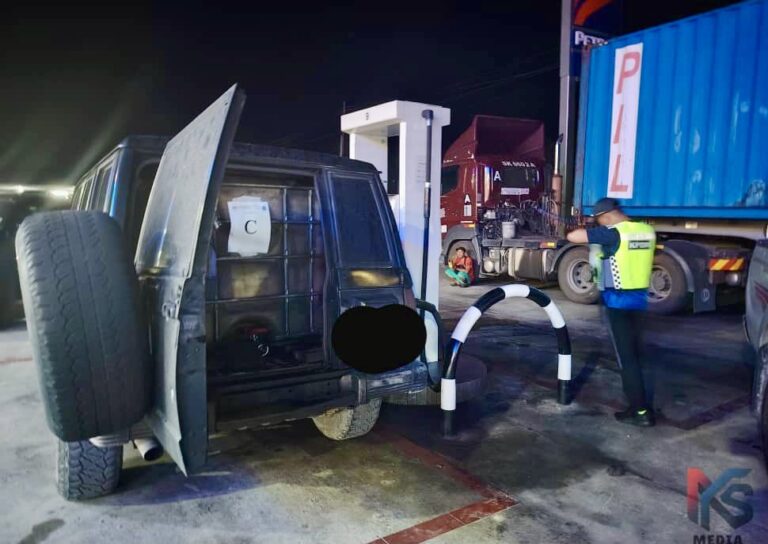 Isuzu Trooper kantoi seleweng diesel subsidi