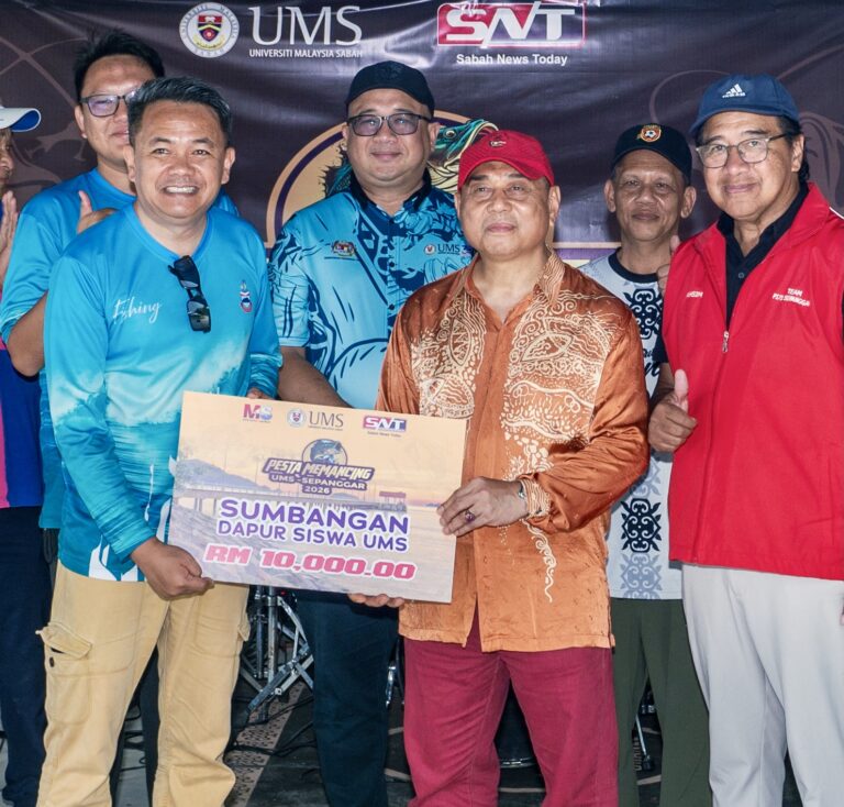 SNT sumbang RM10,000 kepada Dapur Siswa UMS hasil Pesta Memancing Sepanggar