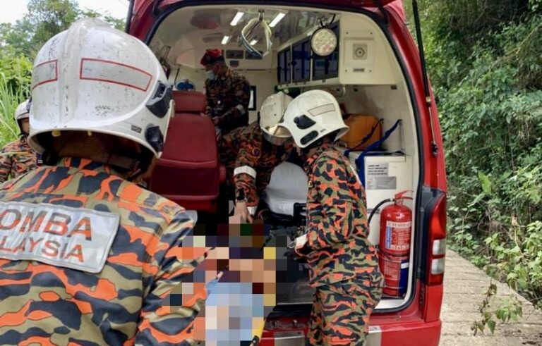 Wanita maut, tujuh cedera Hilux terjunam gaung