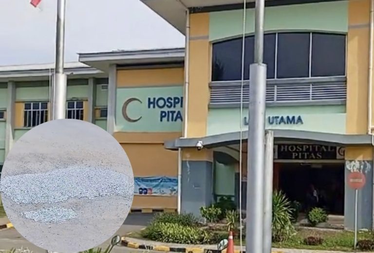 Tular jalan berlubang, parkir Hospital Pitas akhirnya ditabur batu