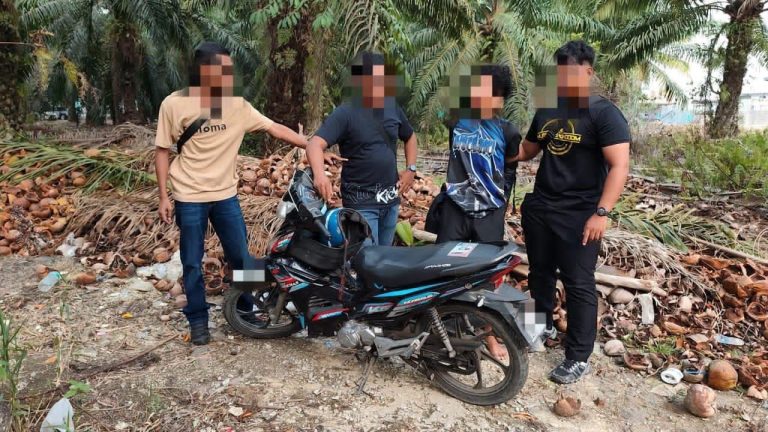 Pemuda 22 tahun ditahan disyaki curi motosikal