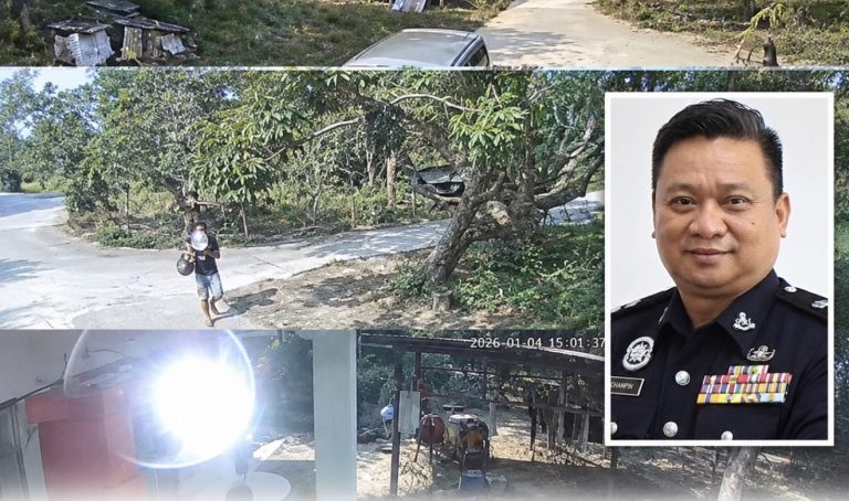 Guna cermin pantul cahaya ke CCTV, dua lelaki ditahan