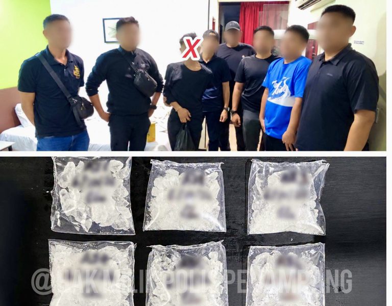 Syabu RM6,000 dalam hotel, lelaki dicekup